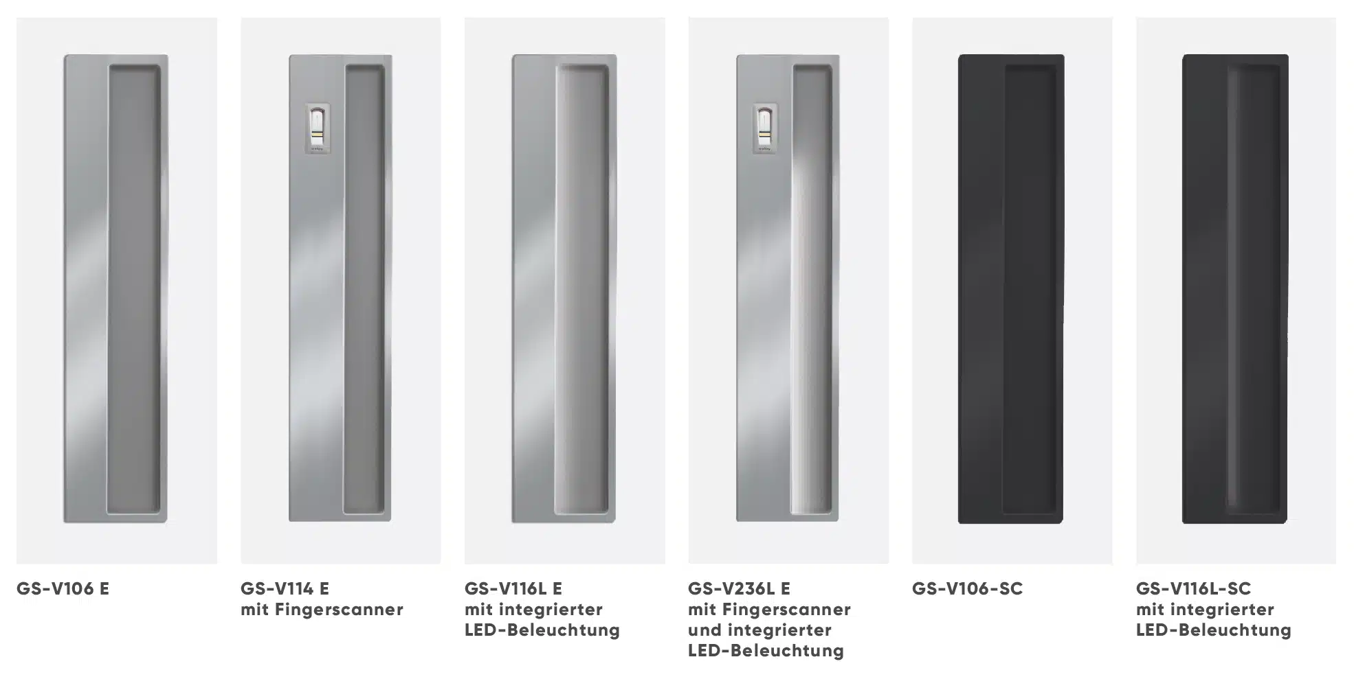 Greepplaten voor hout- en hout-aluminium deuren